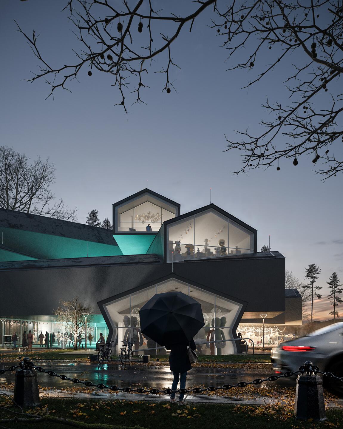 VitraHaus – architectural 3D visualization project featured on CGAward